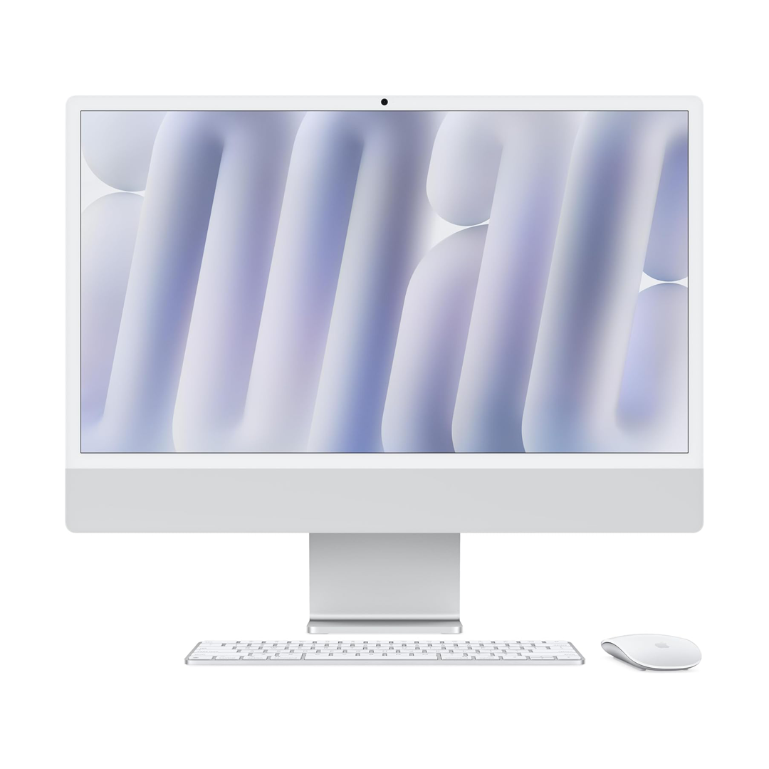 iMac M4 - 24 GB RAM e SSD 512 GB (CPU 10 Core - GPU 10 Core) - Argento