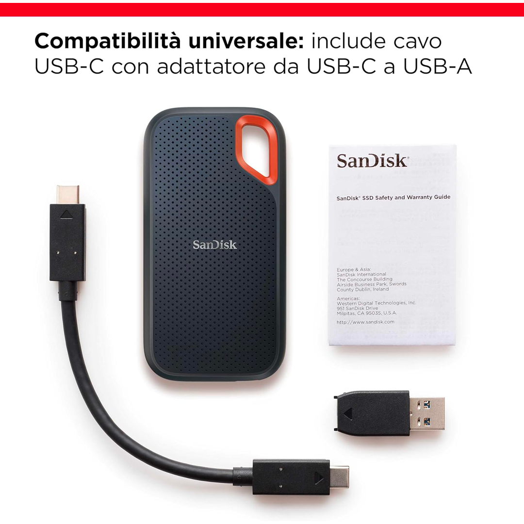 SanDisk 8 TB Extreme SSD portatile